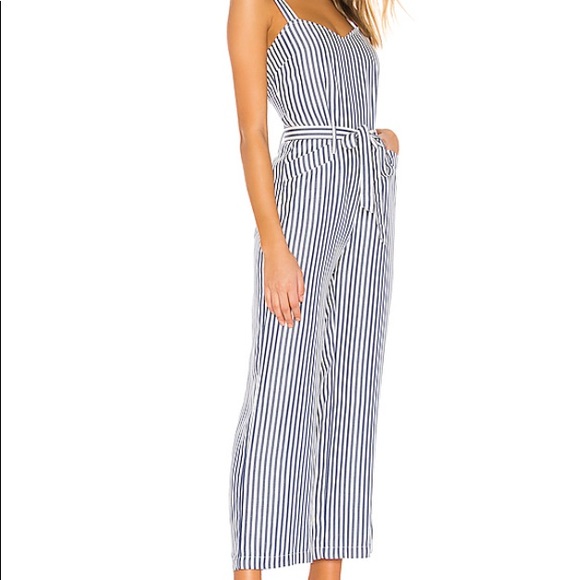 PAIGE Other - NWT PAIGE Emma Jumpsuit in Navy & White.